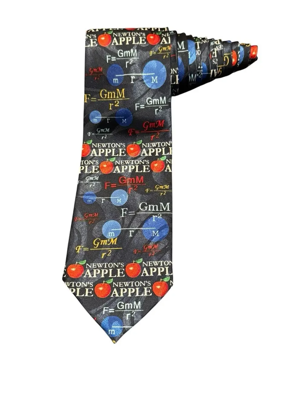 Steve Harris Sir Issac Newton's Law of Gravity Gravitation Science Necktie